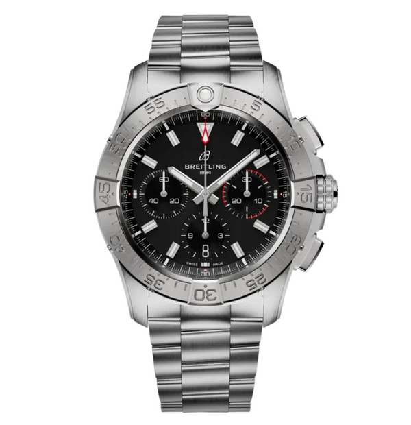 Breitling Avenger Chronograph Automatic 42mm Chronometer Black Dial Watch