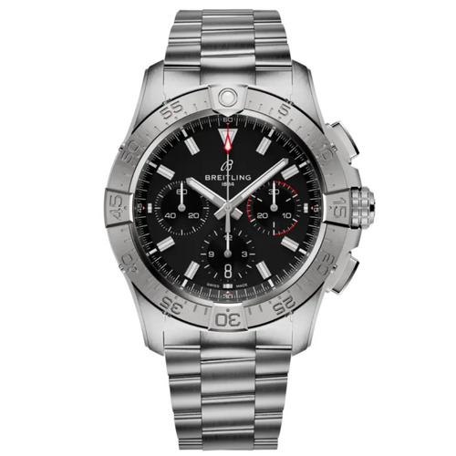 Breitling Avenger Chronograph Automatic 42mm Chronometer Black Dial Watch