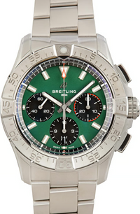 Breitling Avenger B01 Chronograph 42MM Green Dial Watch (MSRP: $7,500)