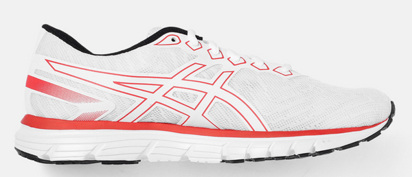 ASICS GEL-ZARACA 5 B "Brilliant White/Classic Red" Running Sneakers