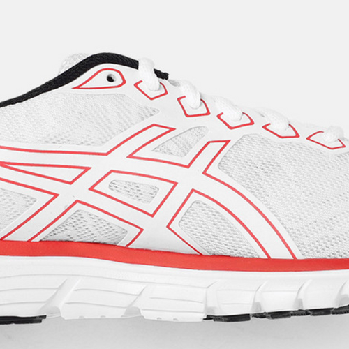 ASICS GEL-ZARACA 5 B "Brilliant White/Classic Red" Running Sneakers