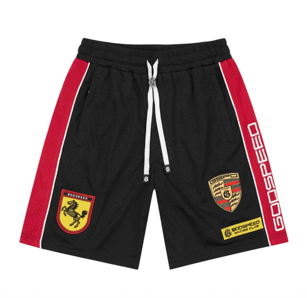 Godspeed GRC Mesh Shorts Black Red
