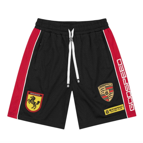 Godspeed GRC Mesh Shorts Black Red