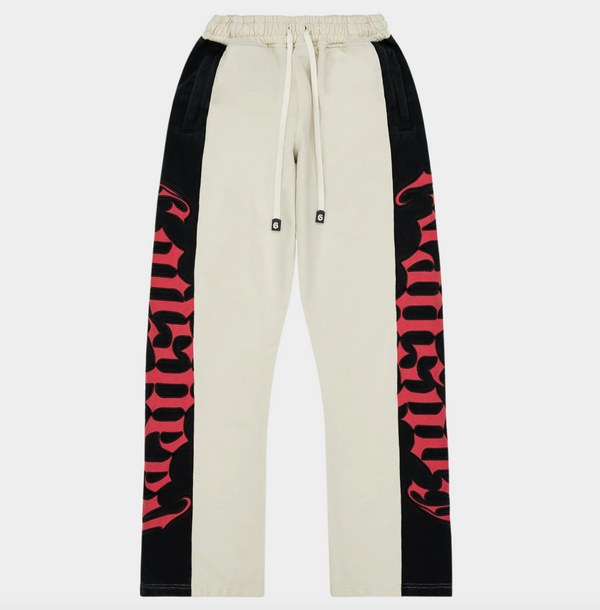 Godspeed Courtside Black/Bone/Red Sweatpants