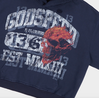 Godspeed Seeing Double Hoodie Navy
