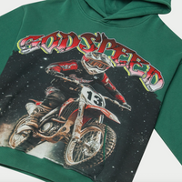 Godspeed Motocross Green Hoodie