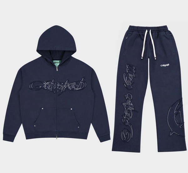 Godspeed OG Raw Import Navy Sweatsuit
