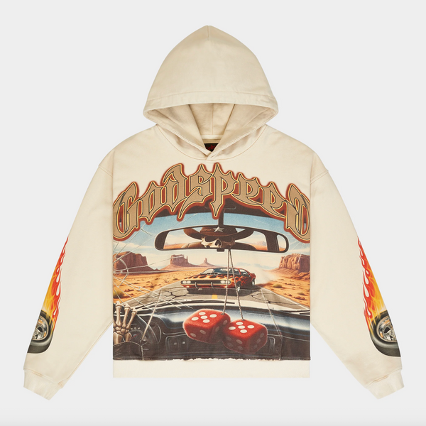 Godspeed On The Run Hoodie Bone