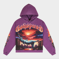 Godspeed Burnt Bridges Hoodie Purple