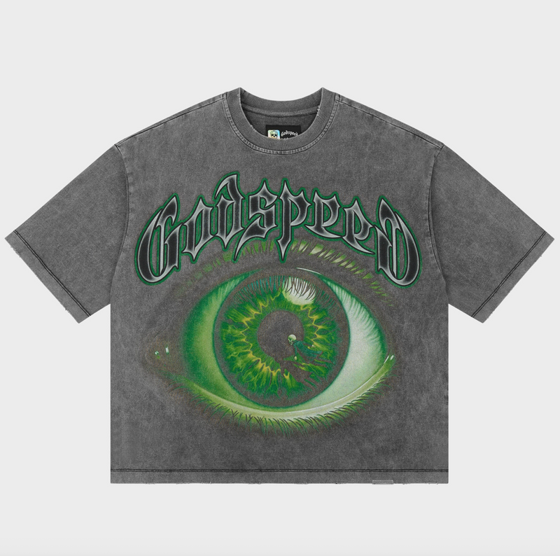 Godspeed The Watcher Tee Grey Wash