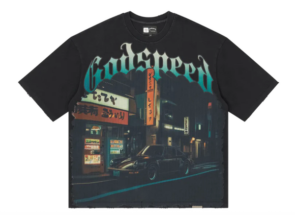 Godspeed Tokyo Pitstop Tee Black