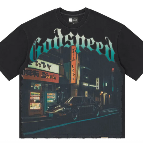 Godspeed Tokyo Pitstop Tee Black
