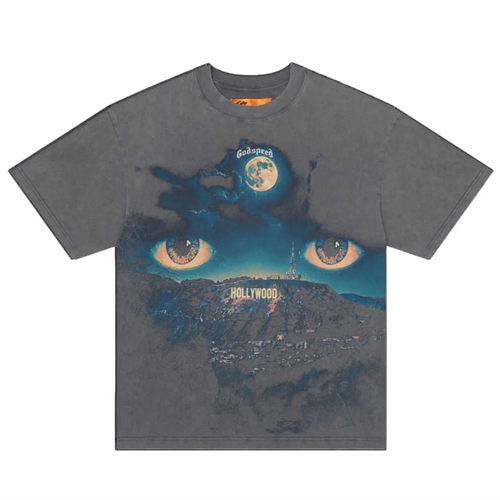 Godspeed Hills Have Eyes Grey Wash Tee