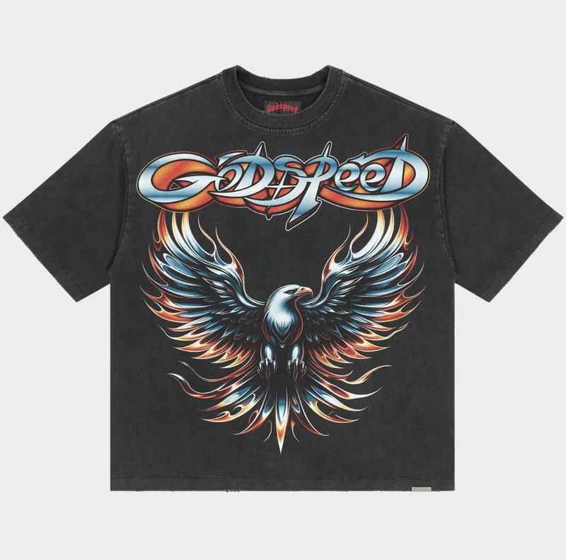 Godspeed Eagle Eye Tee Black