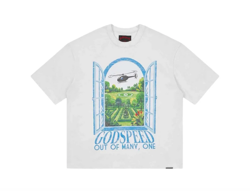 Godspeed Helipad Dreams Tee White