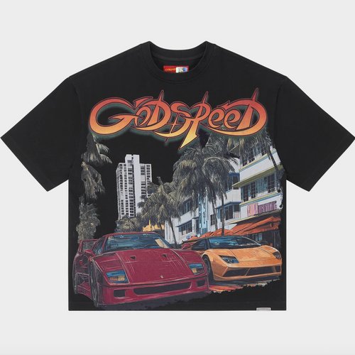 Godspeed Southbeach Drive Tee Black