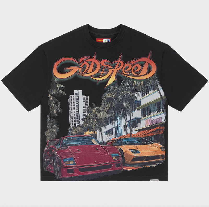 Godspeed Southbeach Drive Tee Black