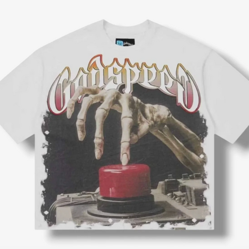 Godspeed Code Red Tee White