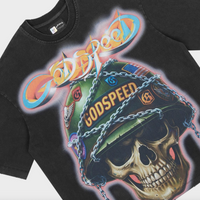 Godspeed Badges Of Honor Black Wash Tee