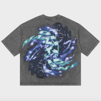 Godspeed Liberty Tears Tee Grey Wash