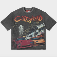 Godspeed South Beach Drive Tee Grey Wash