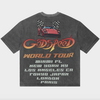 Godspeed South Beach Drive Tee Grey Wash