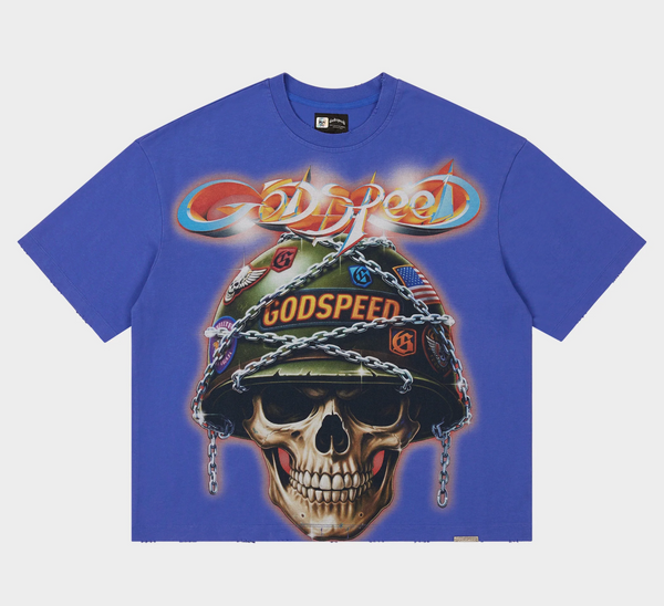 Godspeed NY Badges Of Honor T-Shirt "Royal Blue"