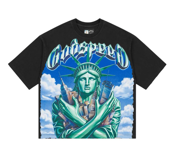 Godspeed NY Empire Guardian Black T-Shirt "Black"