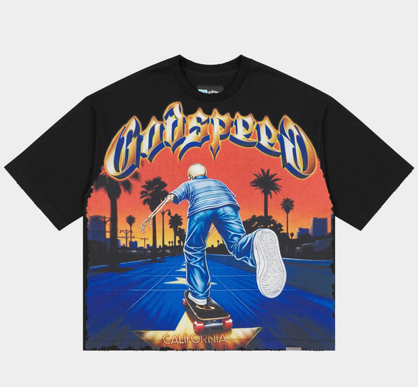 Godspeed NY Kick Push T-Shirt "Black"