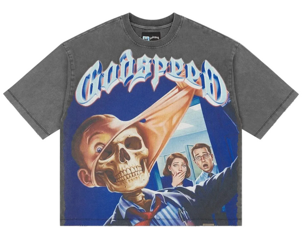 Godspeed NY Mask Off T-Shirt "Grey Wash"