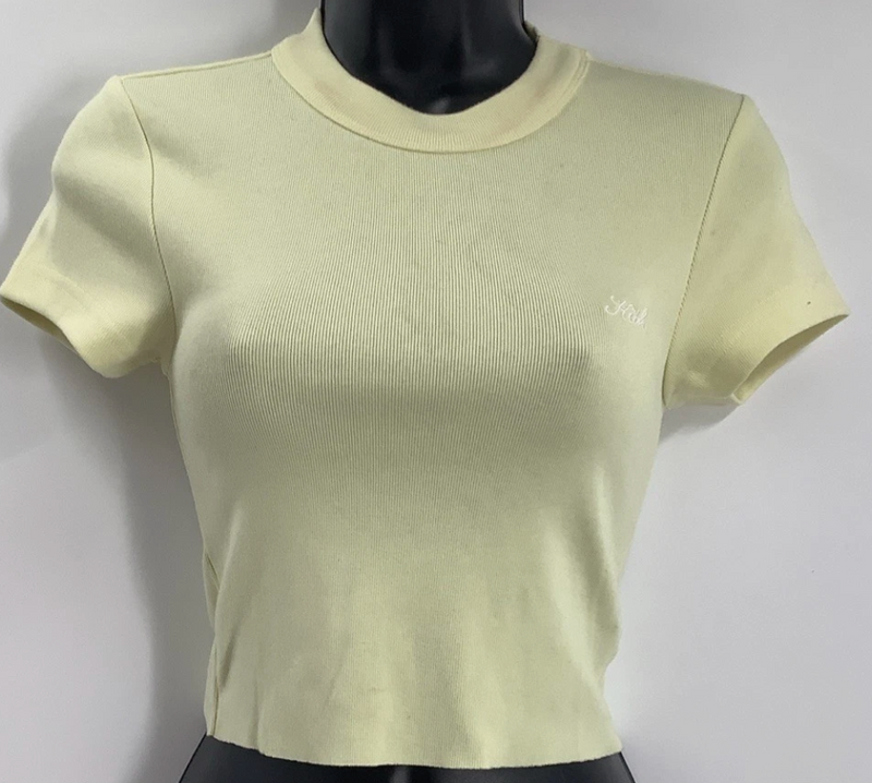 Kith Women's Mulberry Tee Ii - Light/Pastel Yellow L