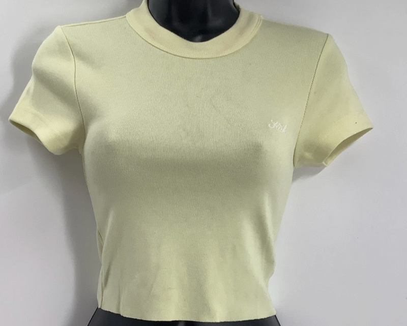 Kith Women's Mulberry Tee Ii - Light/Pastel Yellow M