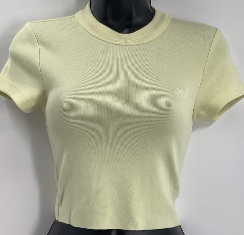 Kith Women's Mulberry Tee Ii - Light/Pastel Yellow XS