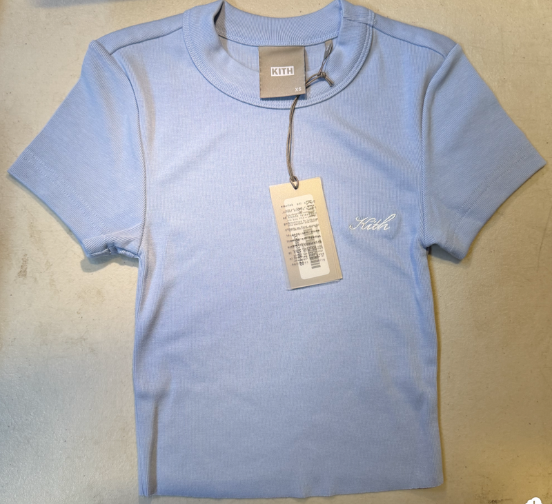 Kith Women's Mulberry Tee Ii - Blue XL (MSRP: $80)