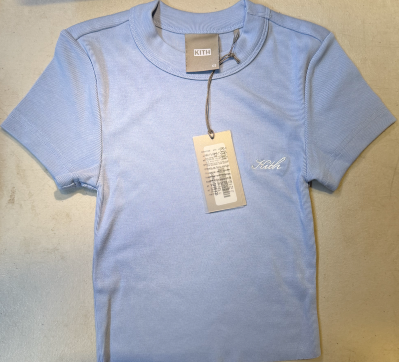 Kith Women's Mulberry Tee Ii - Blue L (MSRP: $80)