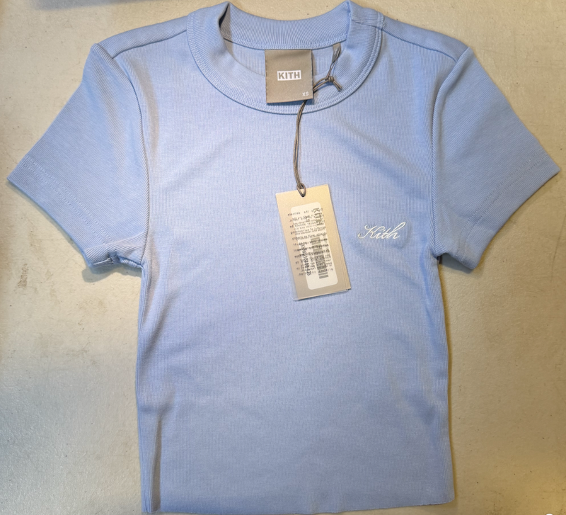 Kith Women's Mulberry Tee Ii - Blue XS (MSRP: $80)