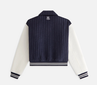 Kith Women's Campbell Varsity Wool Jacket - Navy Large