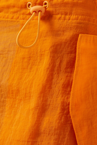 Kith Women's Nuru Sheer Parachute Pant - Dark Orange 28 MSRP: $210