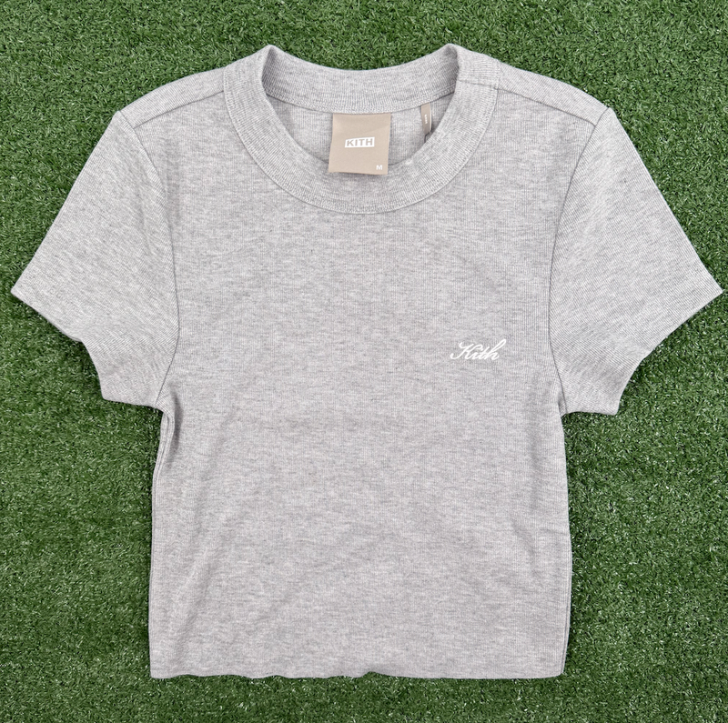 Kith Mulberry Tee II Steel Heather Grey