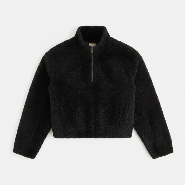 Kith Women Devyn Shearling Jacket Black