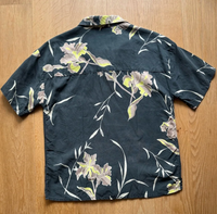 Kith Women Elena Palm Camp Shirt Serpentine Navy