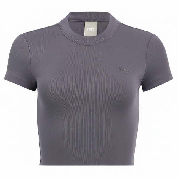 Kith Women Mulberry Tee II Battleship Dark Grey
