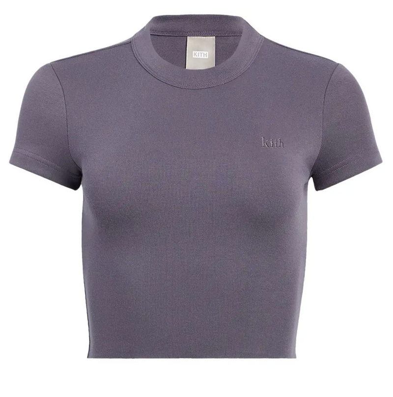 Kith Women Mulberry Tee II Battleship Dark Grey