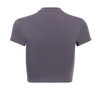 Kith Women Mulberry Tee II Battleship Dark Grey
