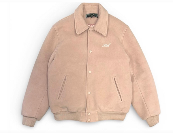Kith Men Wool Coaches Jacket Rose Size Small