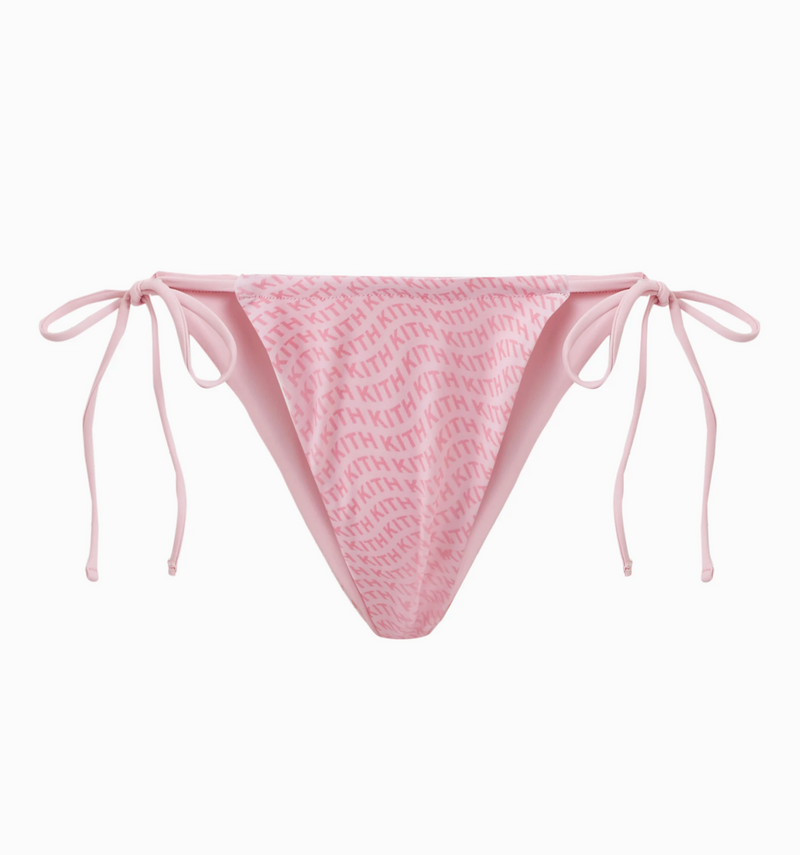 Kith Women's Tova Monogram Wave Tie Bottom 'Pointe' Size XL