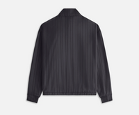 Kith Women's Wrenley Satin Crest Track Jacket - Blk SMALL MSRP: $210