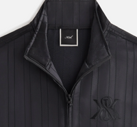 Kith Women's Wrenley Satin Crest Track Jacket - Blk SMALL MSRP: $210