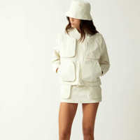 Kith Women's Breckon Convertible Utility Bomber Jacket 'Pebble'