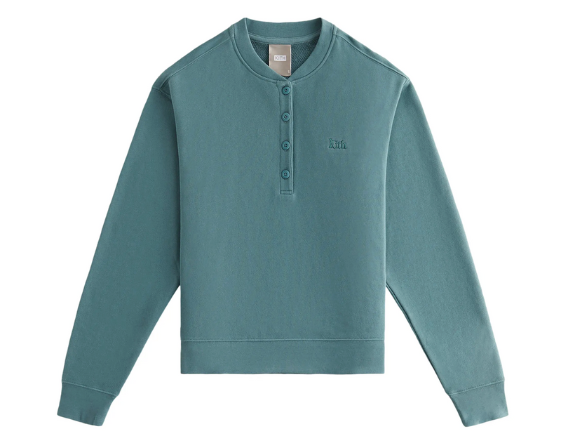 Kith Women's Asher Henley Sweater 'Wilde' Size XL